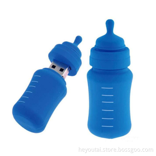 Milk Bottle Shaped 8GB Custom USB Flash Drive